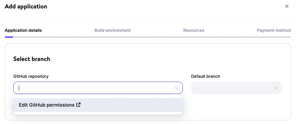 การเพิ่มแอปพลิเคชันไปยัง MyKinsta