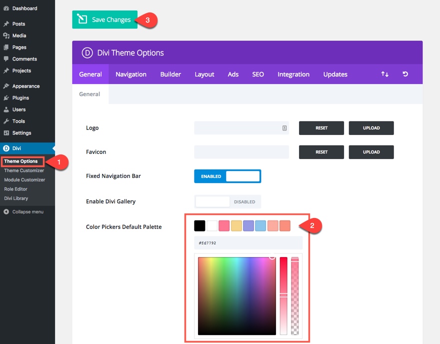 Farbpalette