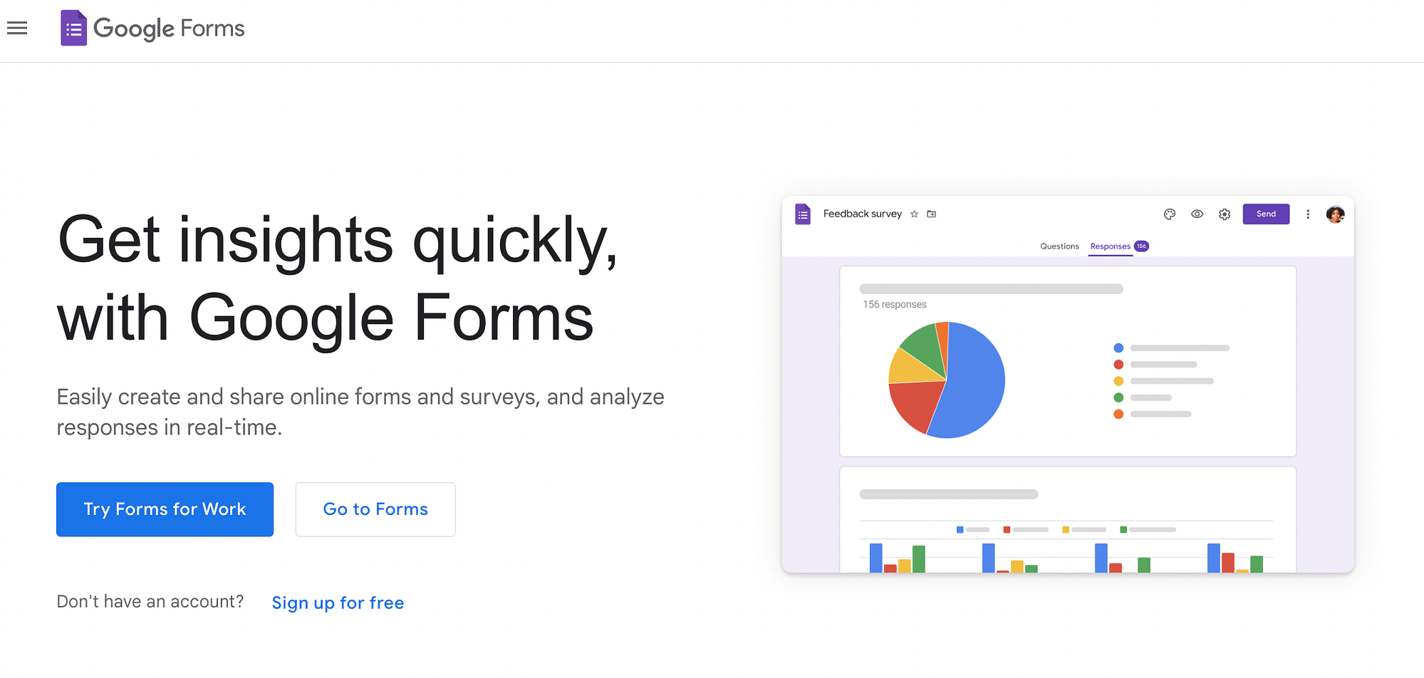 Wenn Sie nach kostenlosen UX-Recherchetools suchen, ist Google Forms eine hervorragende Option.