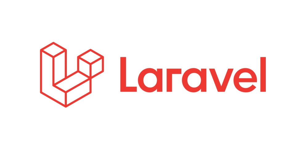 โลโก้อย่างเป็นทางการของ Laravel พร้อมคำว่า