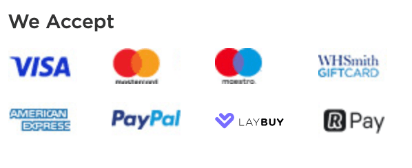 Esempio di badge di fiducia con opzioni di pagamento