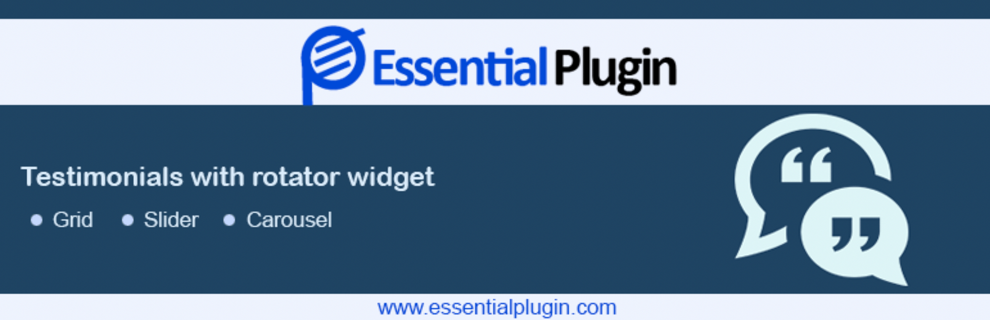 I migliori plugin per testimonianze di WordPress: Testimonianze con il banner del widget dei rotatori