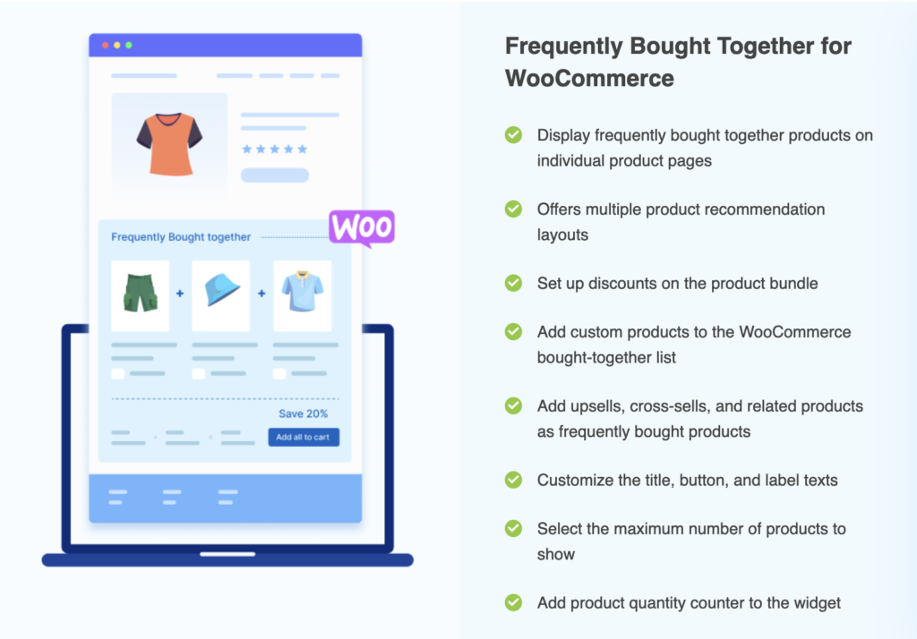 Plugin cumpărat frecvent împreună pentru WooCommerce