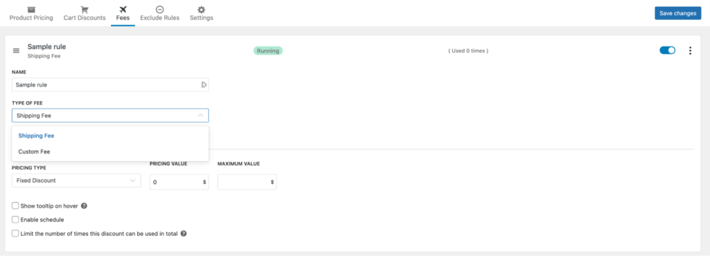 yaypricing 中的海关和运费规则