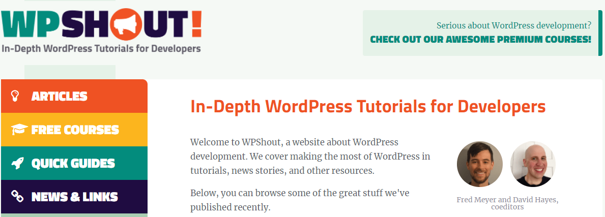 WP Shout- Услуги по разработке веб-сайтов WordPress