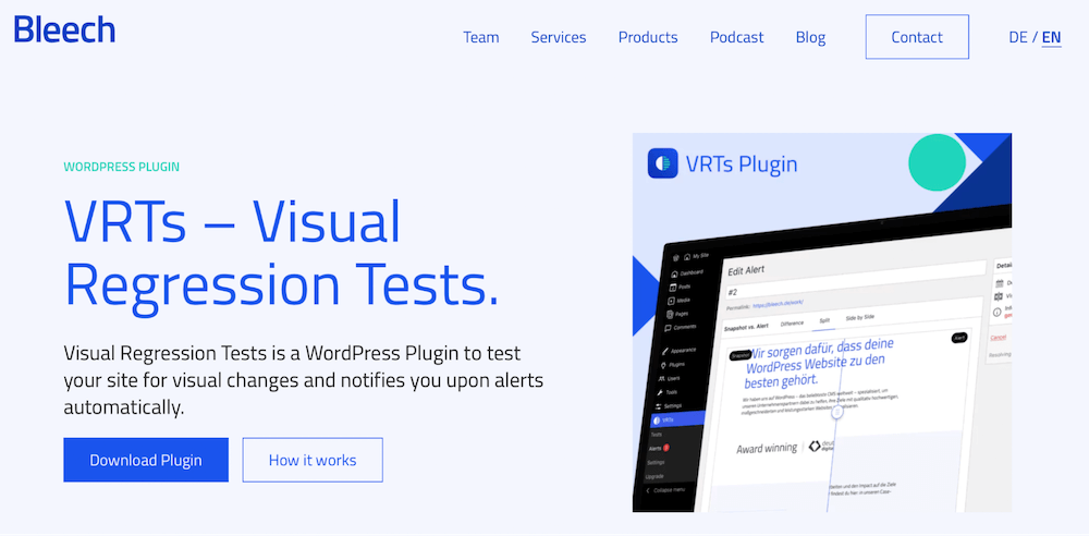 VRTs - اختبارات الانحدار البصري