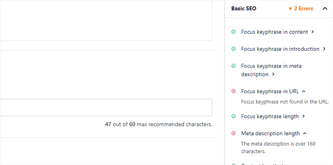 SEO评分建议 SEO score suggestions