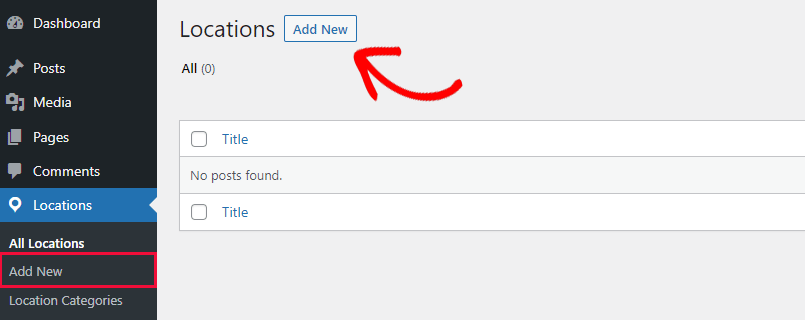 添加新位置 Add new location