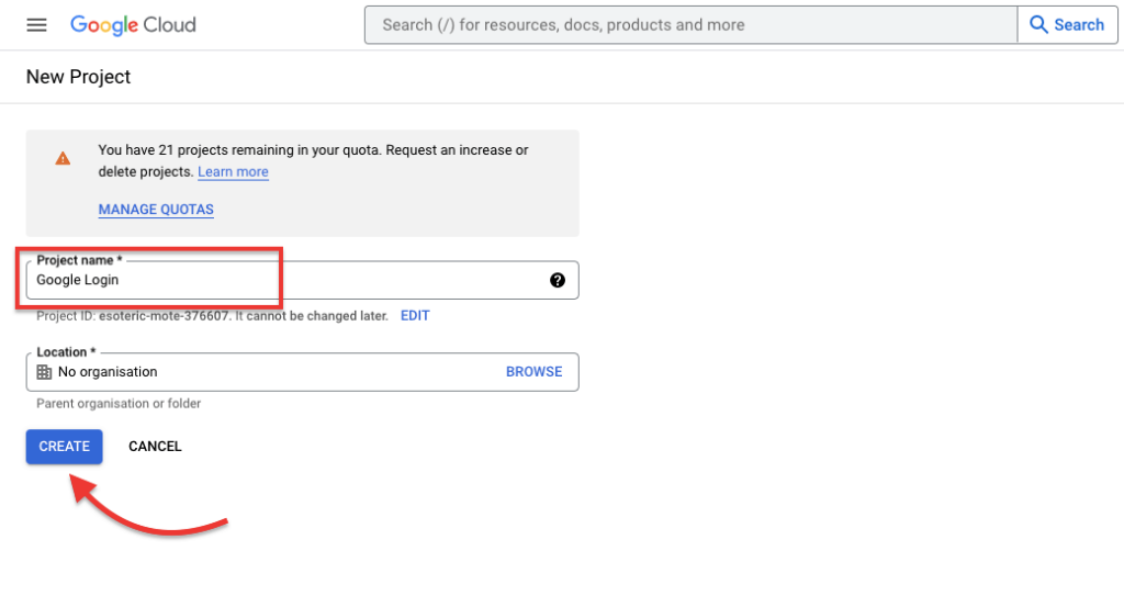 谷歌一鍵登錄 WordPress 5 上的潛在客戶生成 google api s 3