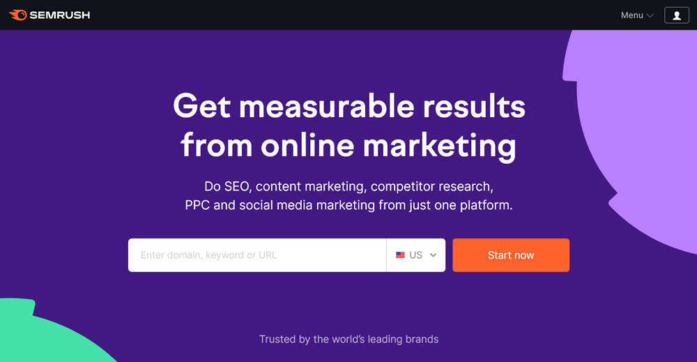 使用 semrush 定义目标受众
