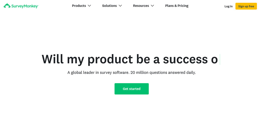使用 surveymonkey 定义目标受众