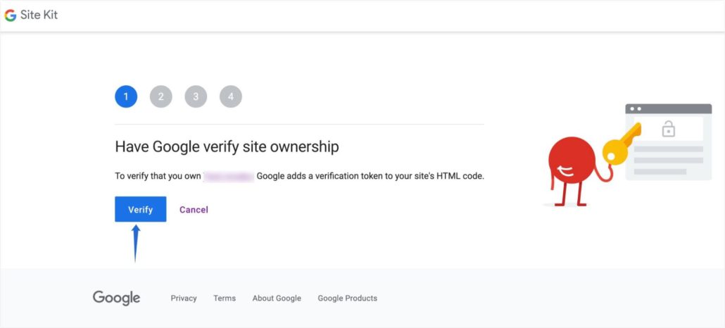 ウェブサイトの所有権を確認する