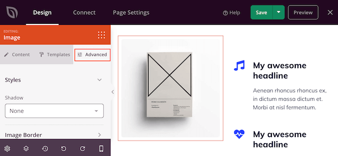 การเพิ่ม box shadow ใน WordPress โดยใช้ SeedProd Adding a box shadow in WordPress using SeedProd