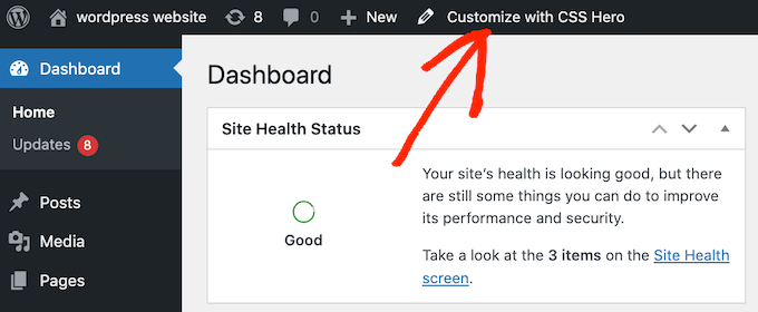 ปรับแต่งธีม WordPress โดยใช้ CSS Hero Customizing a WordPress theme using CSS Hero