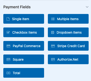 支払いフィールド - IsItWP - 無料の WordPress テーマ検出器 payment fields