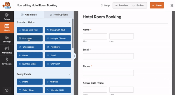 drag-and-drop-wpforms-builder - IsItWP - 無料の WordPress テーマ検出器 WPForms drag and drop builder