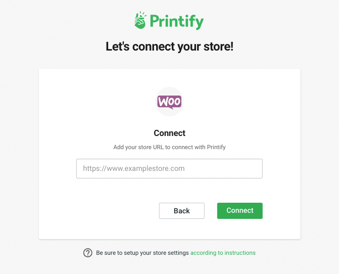 Printify Verbinden Sie sich mit dem WooCommerce POD Store