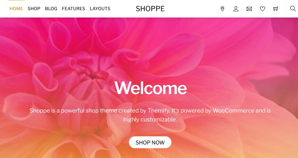 Shoppe 다목적 WooCommerce 테마
