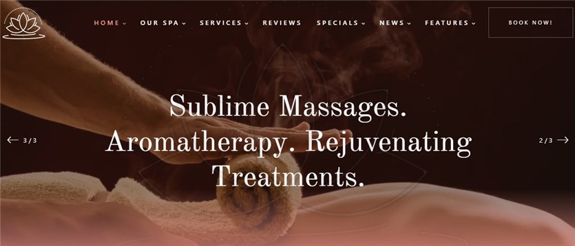Rela Spa マッサージのテーマ
