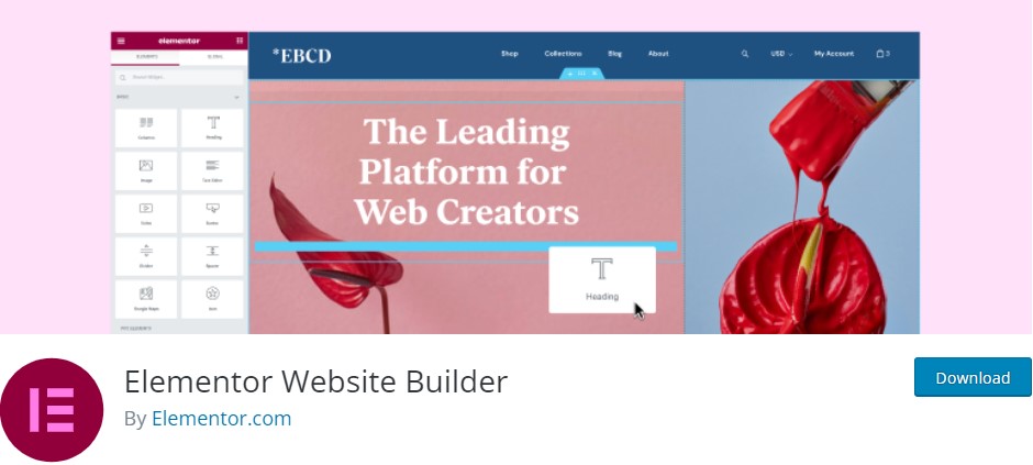 Elementor - Generatore di pagine WordPress