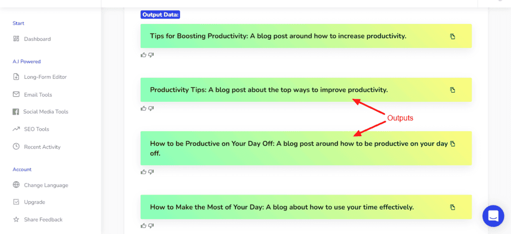 Idee blog Writecream