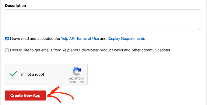 개발자 콘솔에서 Yelp 추가 만들기 Creating a Yelp add in the Developers console