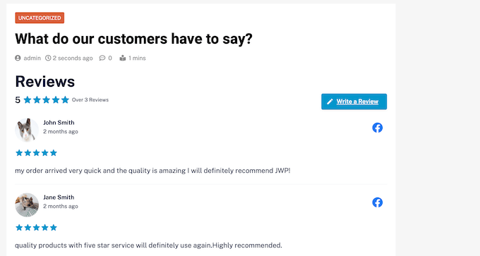 WordPress 웹사이트에 Facebook 리뷰를 표시하는 방법 How to show Facebook reviews on a WordPress website