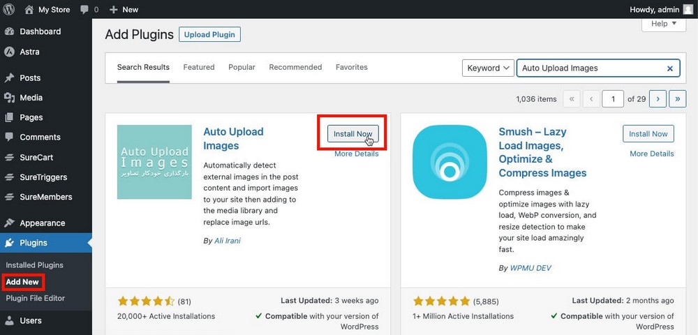 Comment installer le plugin de téléchargement automatique d'images