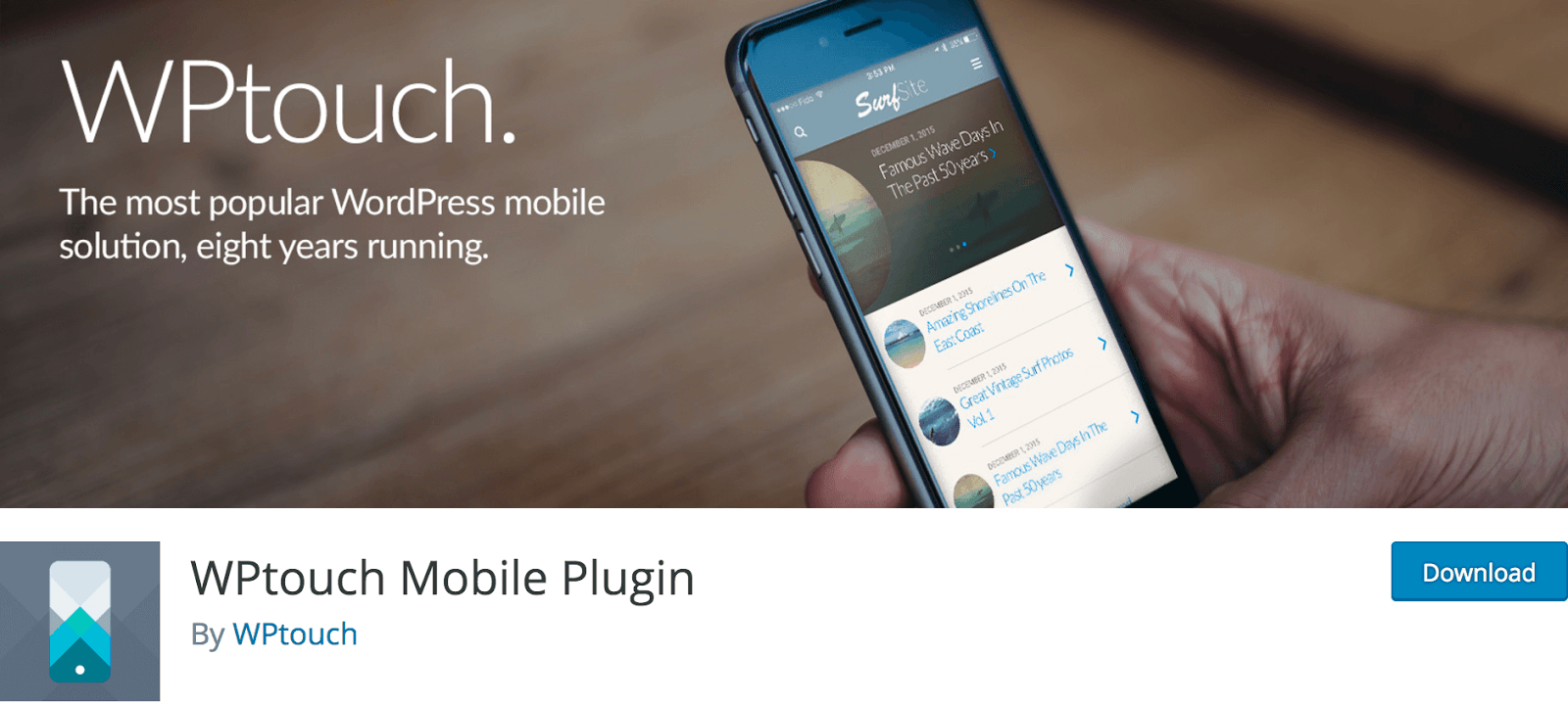 Pluginul mobil WordPress WPtouch