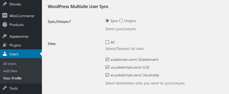 Gestionarea utilizatorilor multisite WordPress