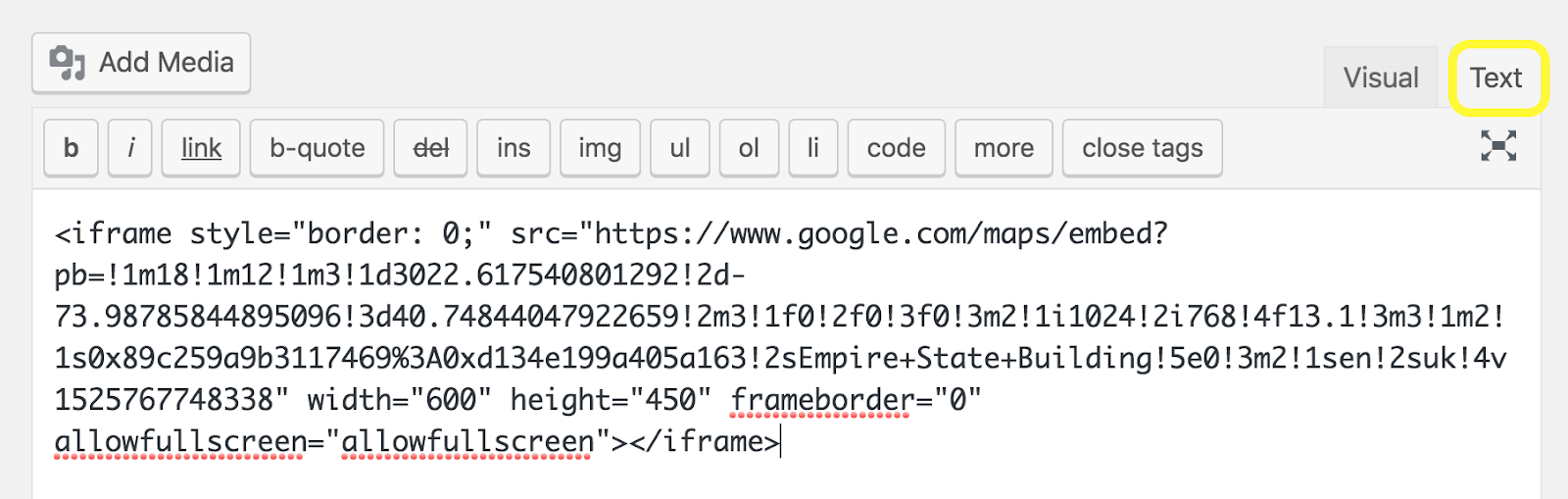 comment intégrer google maps dans wordpress