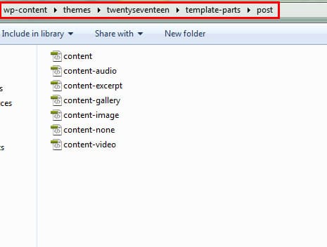 arquivos wordpress na máquina local