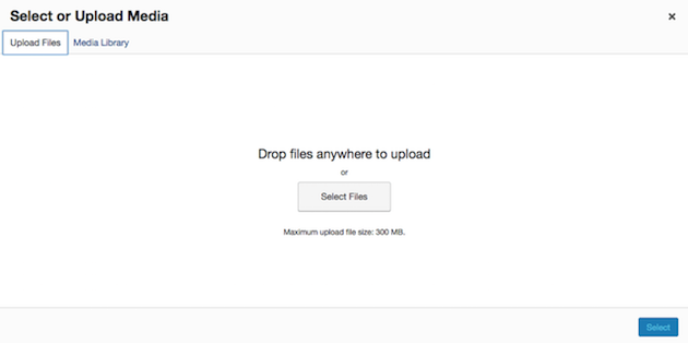 import de imagini wordpress