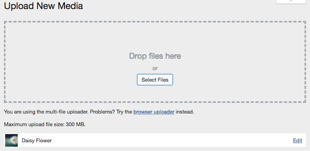 adăugarea de imagini la wordpress