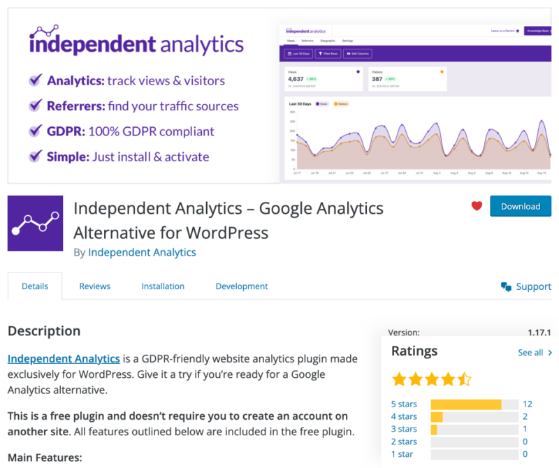 Plugin independent Analytics