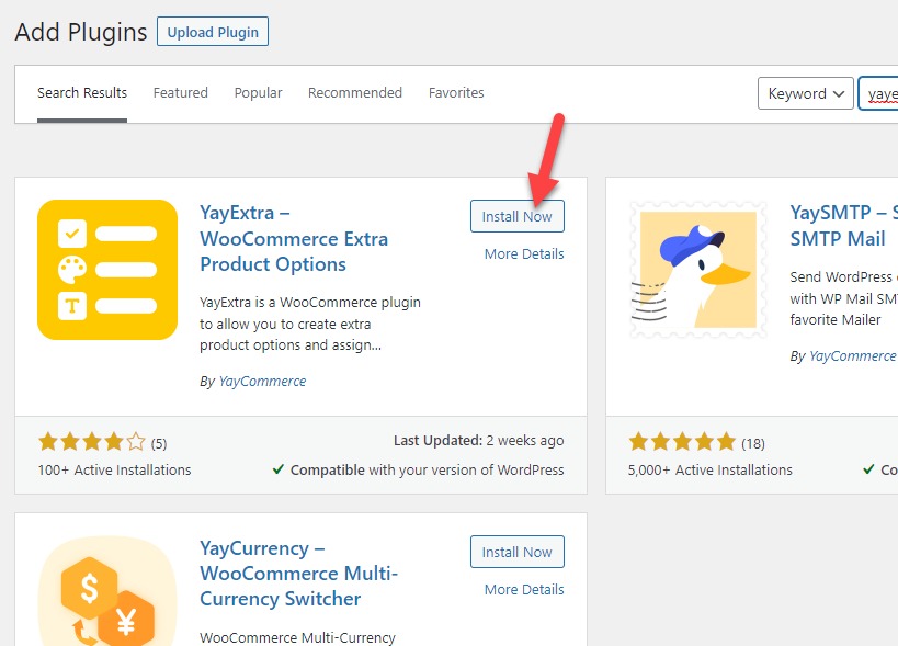 instal plugin yayextra - ulasan yayextra