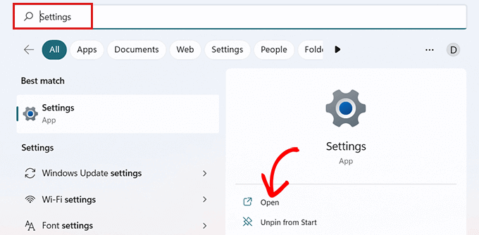 vai alle-impostazioni-dal-menu-start Go to Settings from the Start menu