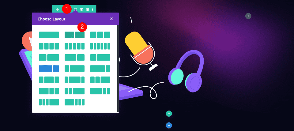Пример второй контактной формы нижнего колонтитула Divi