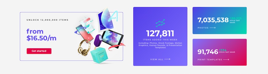 Elementos de Envato