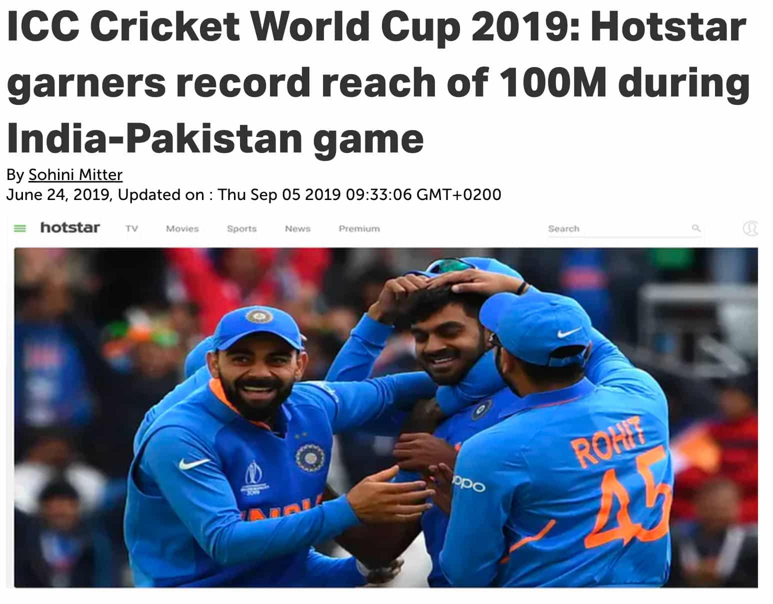 Hotstar, la plus grande plateforme de streaming en Inde