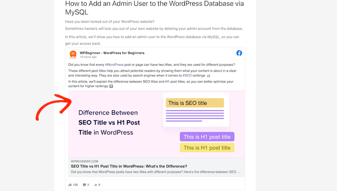 WordPress 웹사이트에 포함된 Instagram 게시물 An instagram post, embedded in a WordPress website