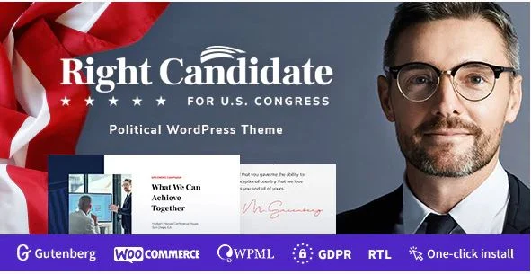 Candidato certo - temas políticos do WordPress