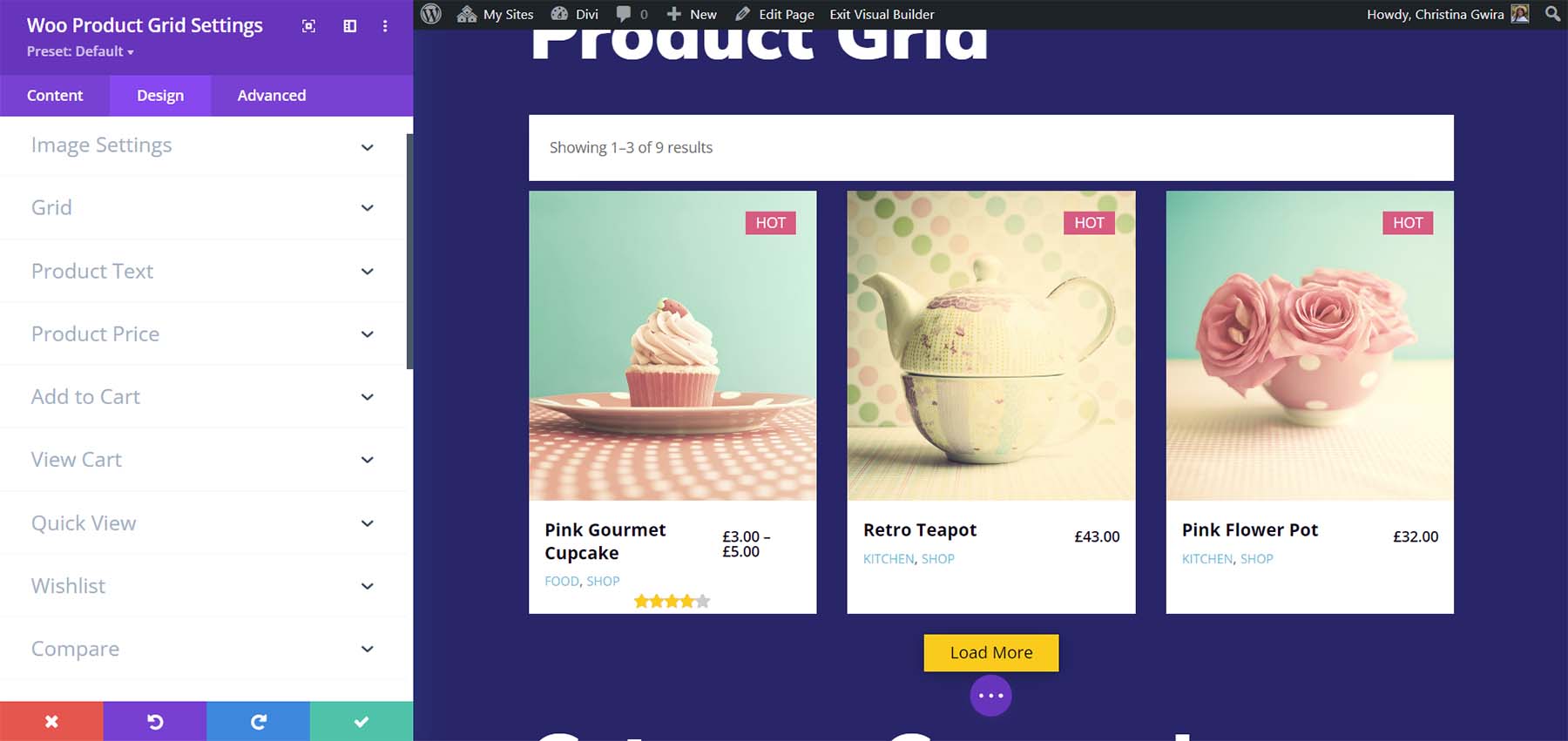 Moduły WooEssential: Siatka produktów