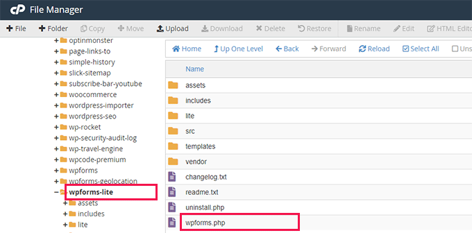 プラグインのファイルとフォルダ名 Plugin file and folder name
