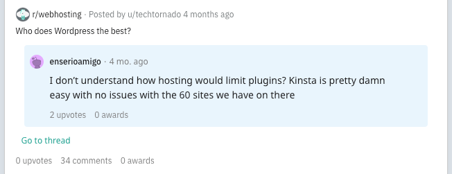 komentar kinsta reddit