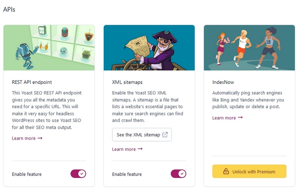 API untuk mengintegrasikan peta situs XML