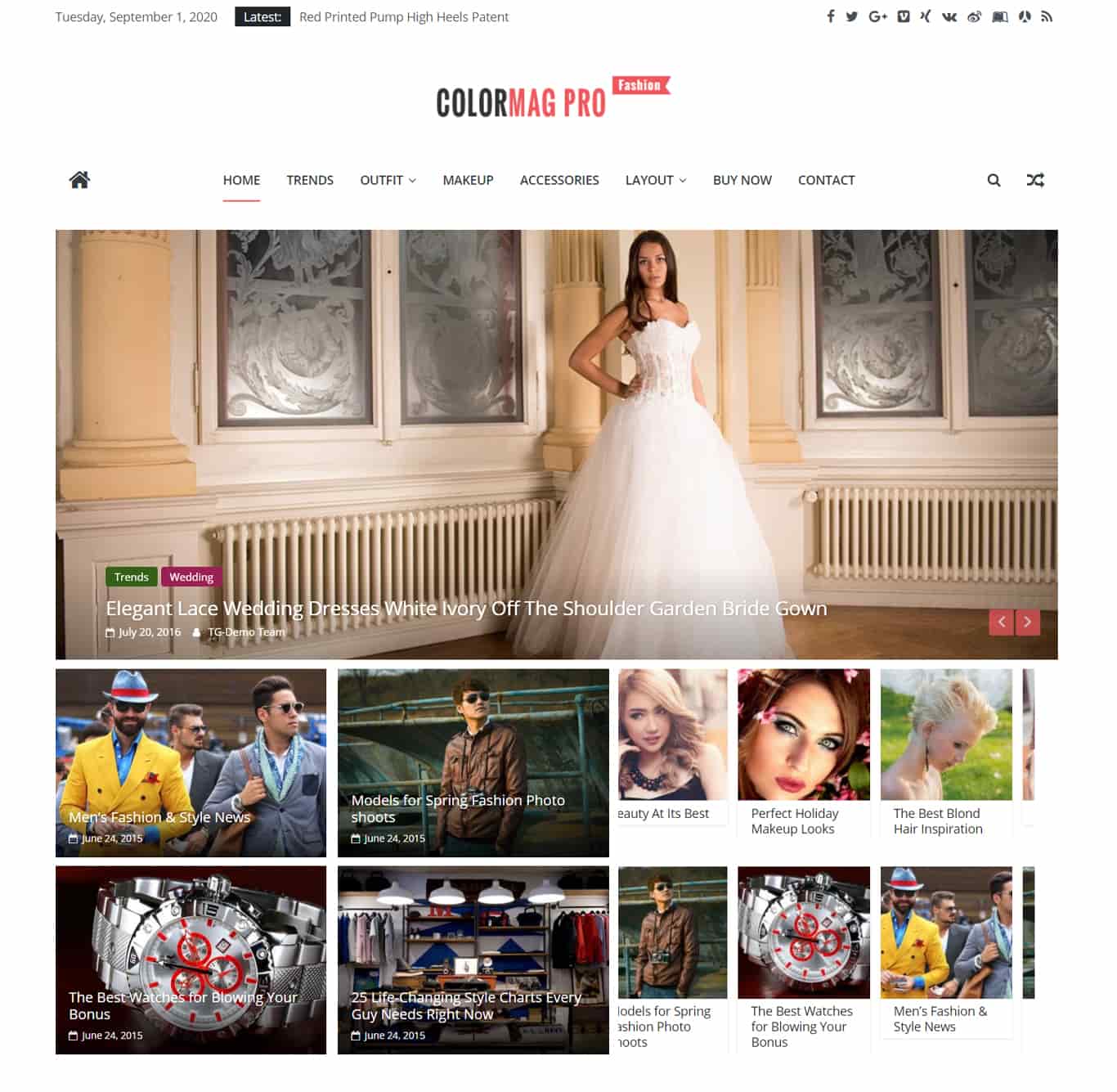Demo tema Colormag
