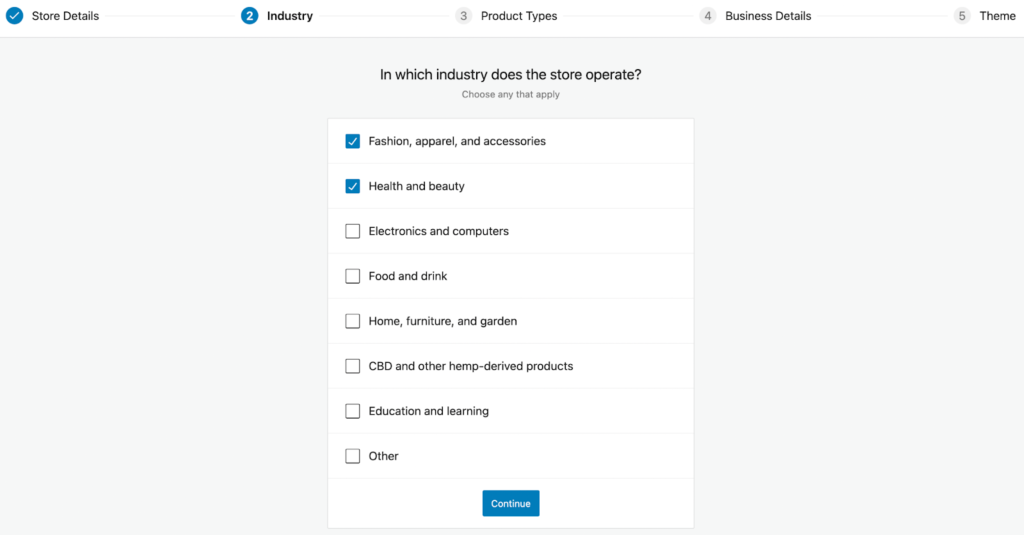 WooCommerce-Branche