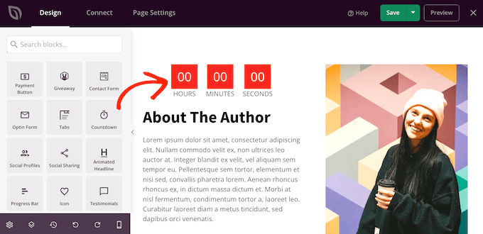 在 WordPress 中添加塊頁面或帖子設計 Adding blocks a page or post design in WordPress