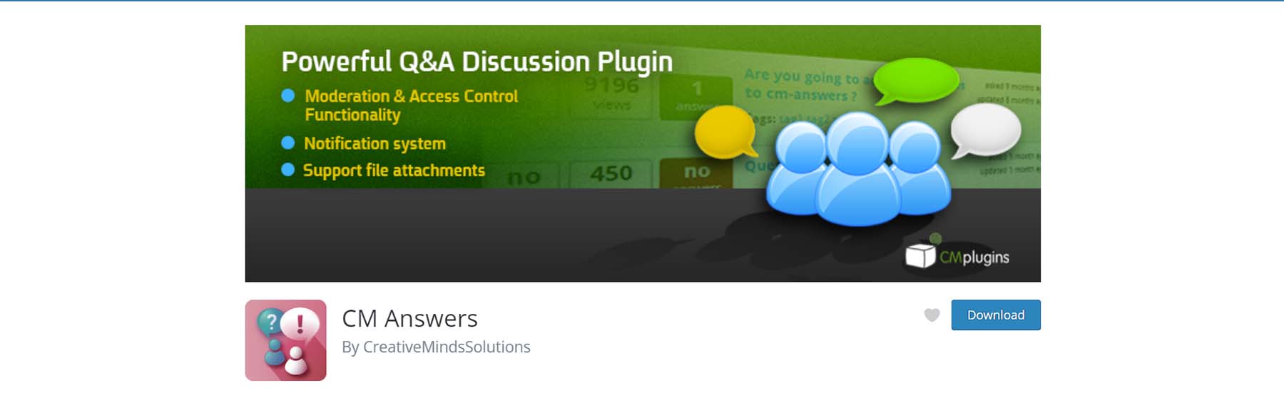 CM Answer Q & A Plugin for WordPress
